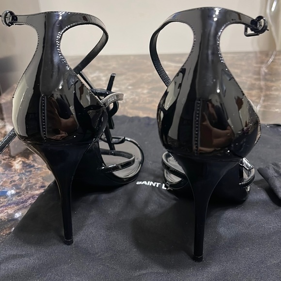 Saint Laurent Black Heels size 38.5 Only worn twice,Original packaging available - Picture 2 of 2